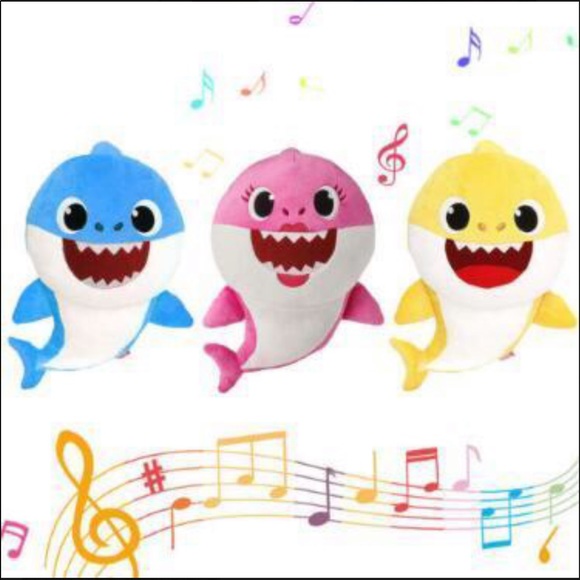 Baby shark led plush singing - Picture 3 of 8